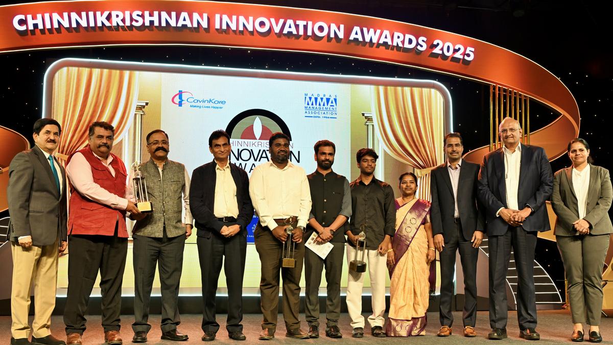 Three innovative ventures honoured with ChinniKrishnan Awards